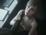 Sherry getting BBC While Leon doesn'_t respond